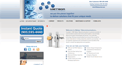 Desktop Screenshot of meteortel.com